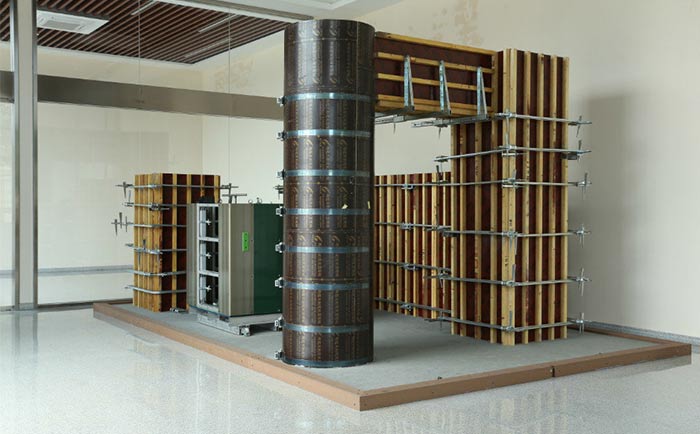 混凝土圆柱模具多少钱一平方 木质圆柱建筑模板的价格
